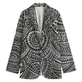 Hawaii Polynesian Tribal Print Women's Blazer