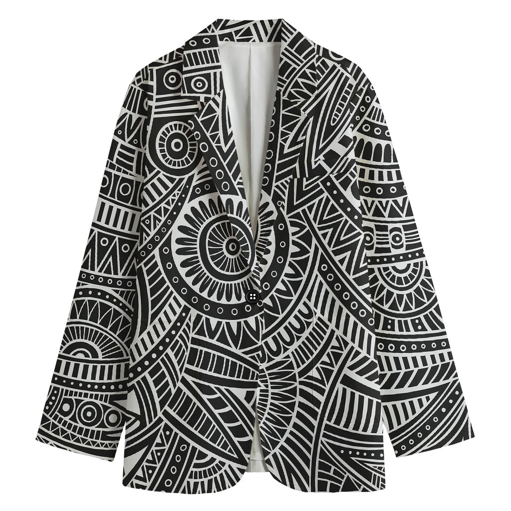 Hawaii Polynesian Tribal Print Women's Blazer