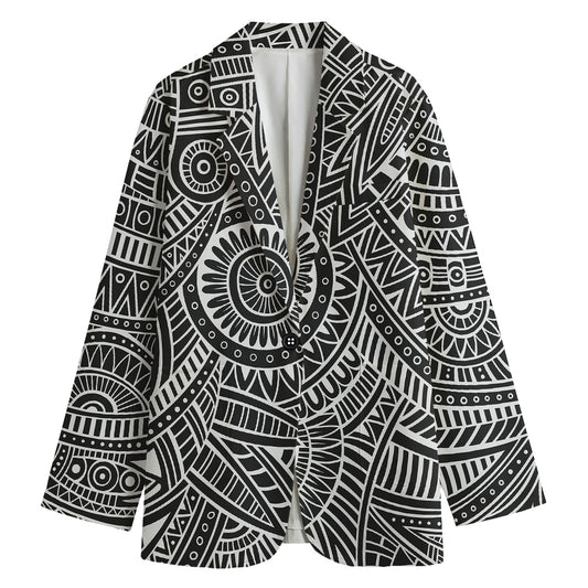 Hawaii Polynesian Tribal Print Women's Blazer