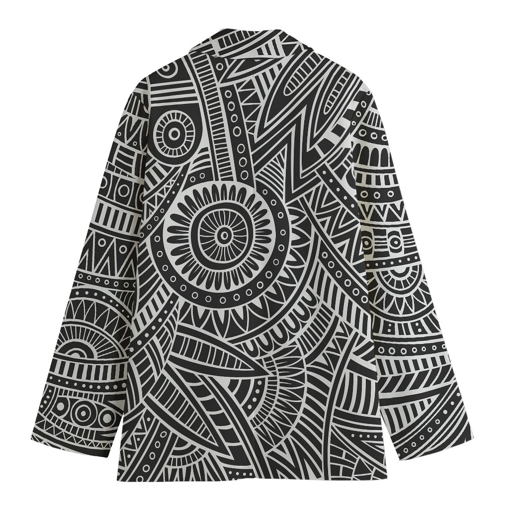 Hawaii Polynesian Tribal Print Women's Blazer