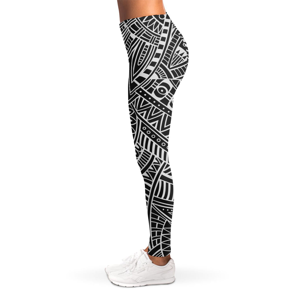 Hawaii Polynesian Tribal Print Women's Leggings