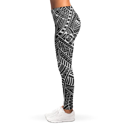 Hawaii Polynesian Tribal Print Women's Leggings