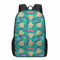 Hawaii Tropical Paradise Pattern Print 17 Inch Backpack