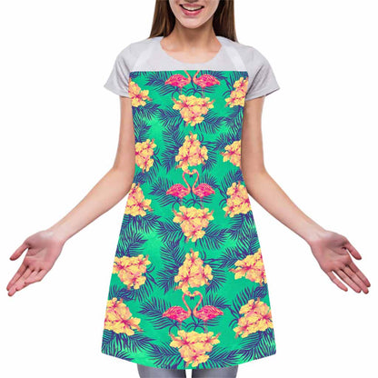 Hawaii Tropical Paradise Pattern Print Adjustable Apron