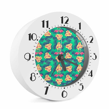 Hawaii Tropical Paradise Pattern Print Alarm Clock