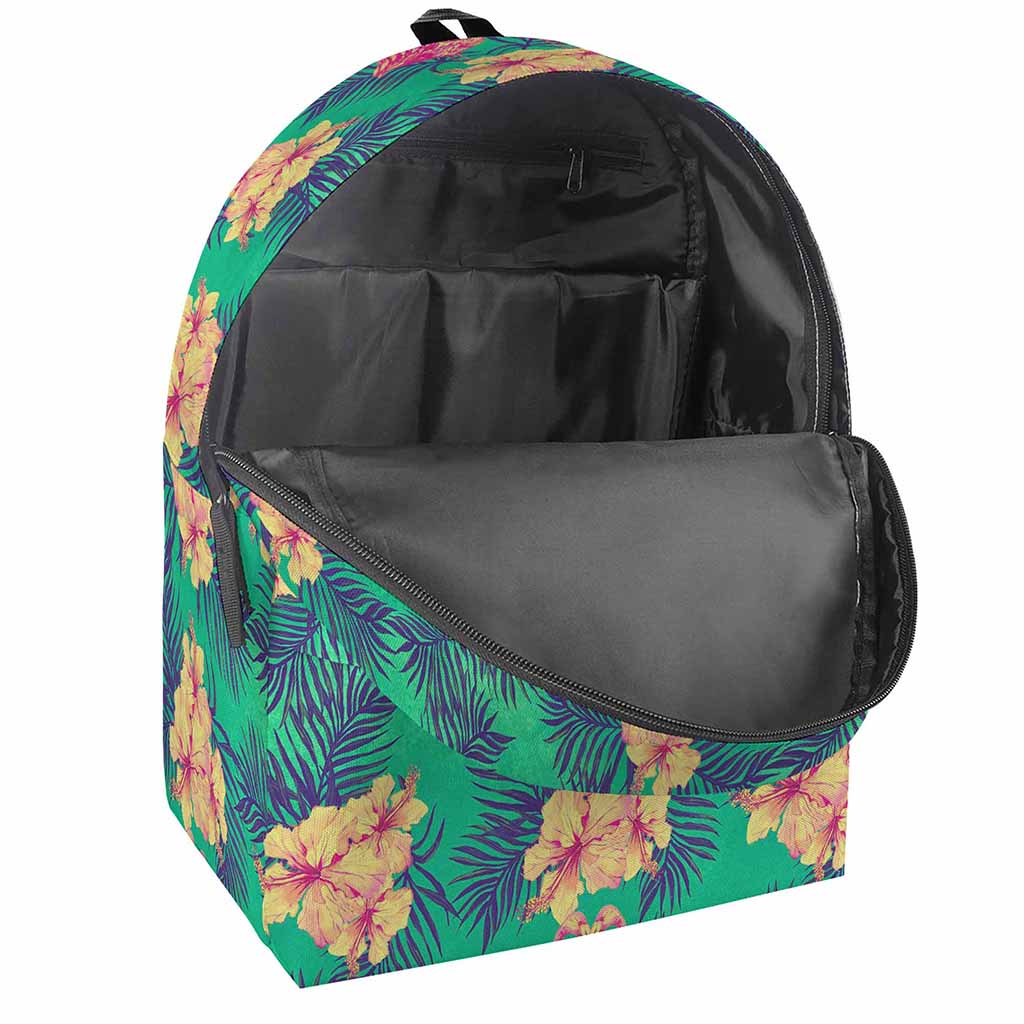 Hawaii Tropical Paradise Pattern Print Backpack