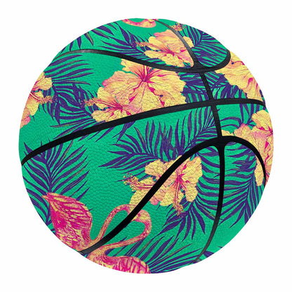 Hawaii Tropical Paradise Pattern Print Basketball