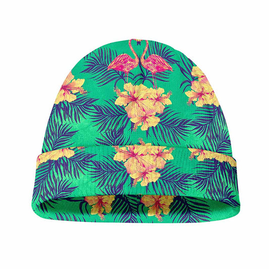 Hawaii Tropical Paradise Pattern Print Beanie