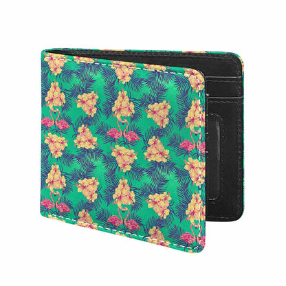 Hawaii Tropical Paradise Pattern Print Bifold Wallet