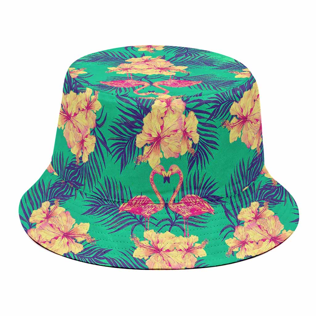 Hawaii Tropical Paradise Pattern Print Bucket Hat