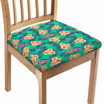 Hawaii Tropical Paradise Pattern Print Chair Cushion Cover