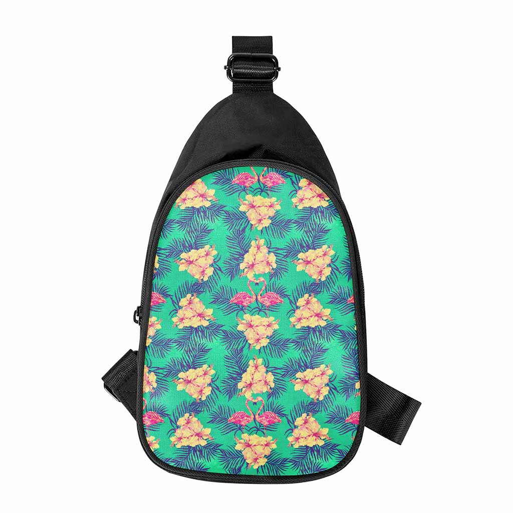 Hawaii Tropical Paradise Pattern Print Chest Bag
