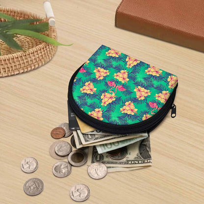 Hawaii Tropical Paradise Pattern Print Coin Purse