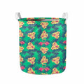 Hawaii Tropical Paradise Pattern Print Collapsible Laundry Basket