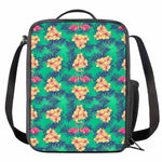 Hawaii Tropical Paradise Pattern Print Crossbody Lunch Bag