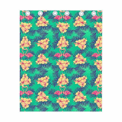 Hawaii Tropical Paradise Pattern Print Curtain