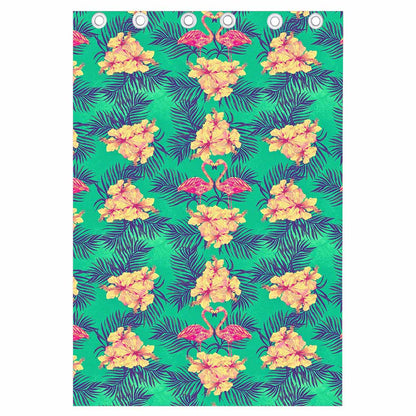 Hawaii Tropical Paradise Pattern Print Curtain