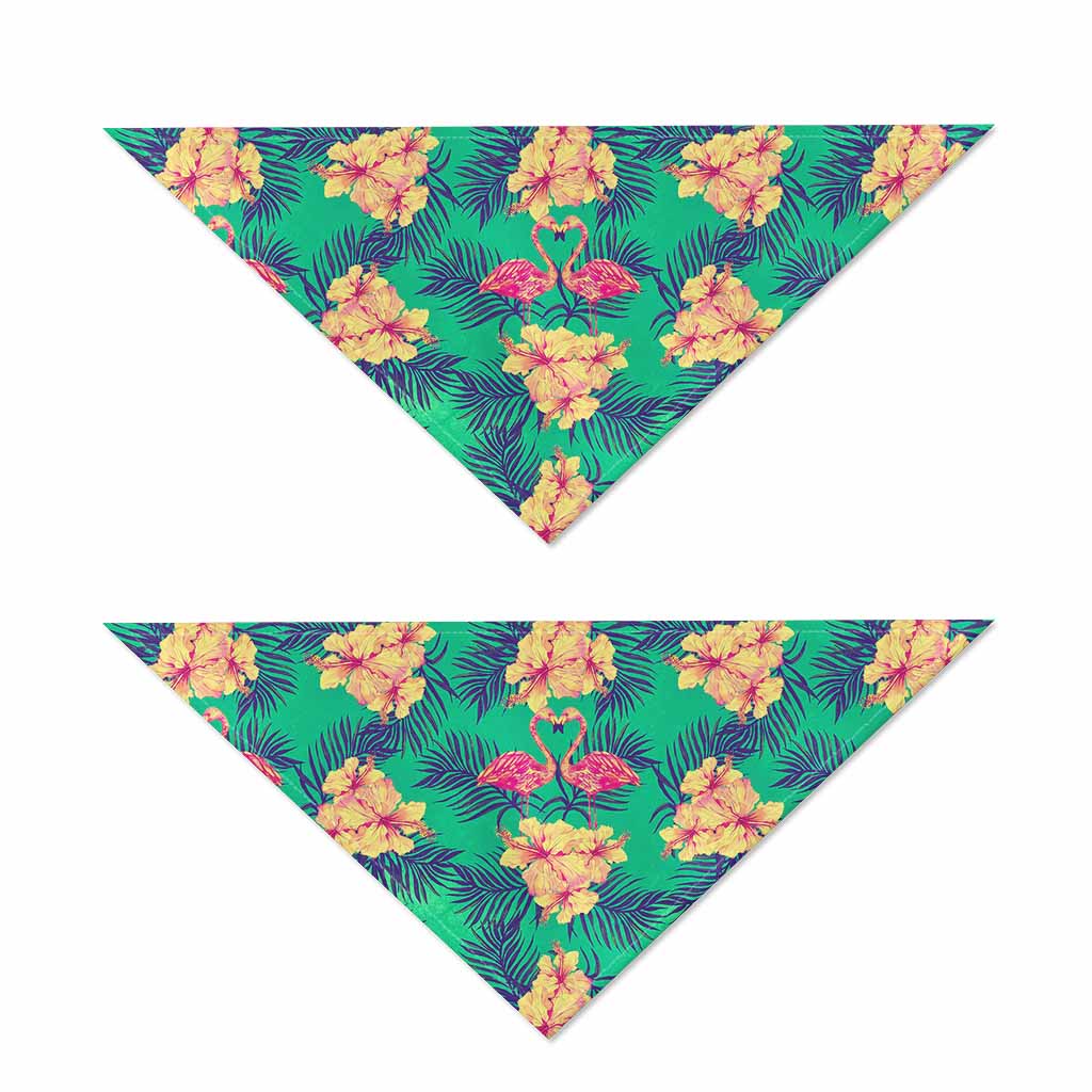 Hawaii Tropical Paradise Pattern Print Dog Bandana