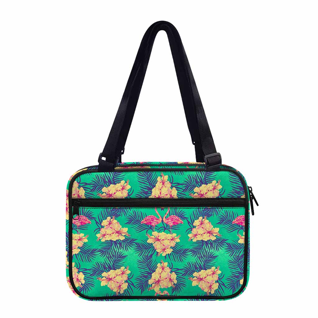Hawaii Tropical Paradise Pattern Print Double Strap Bible Bag