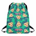 Hawaii Tropical Paradise Pattern Print Drawstring Backpack