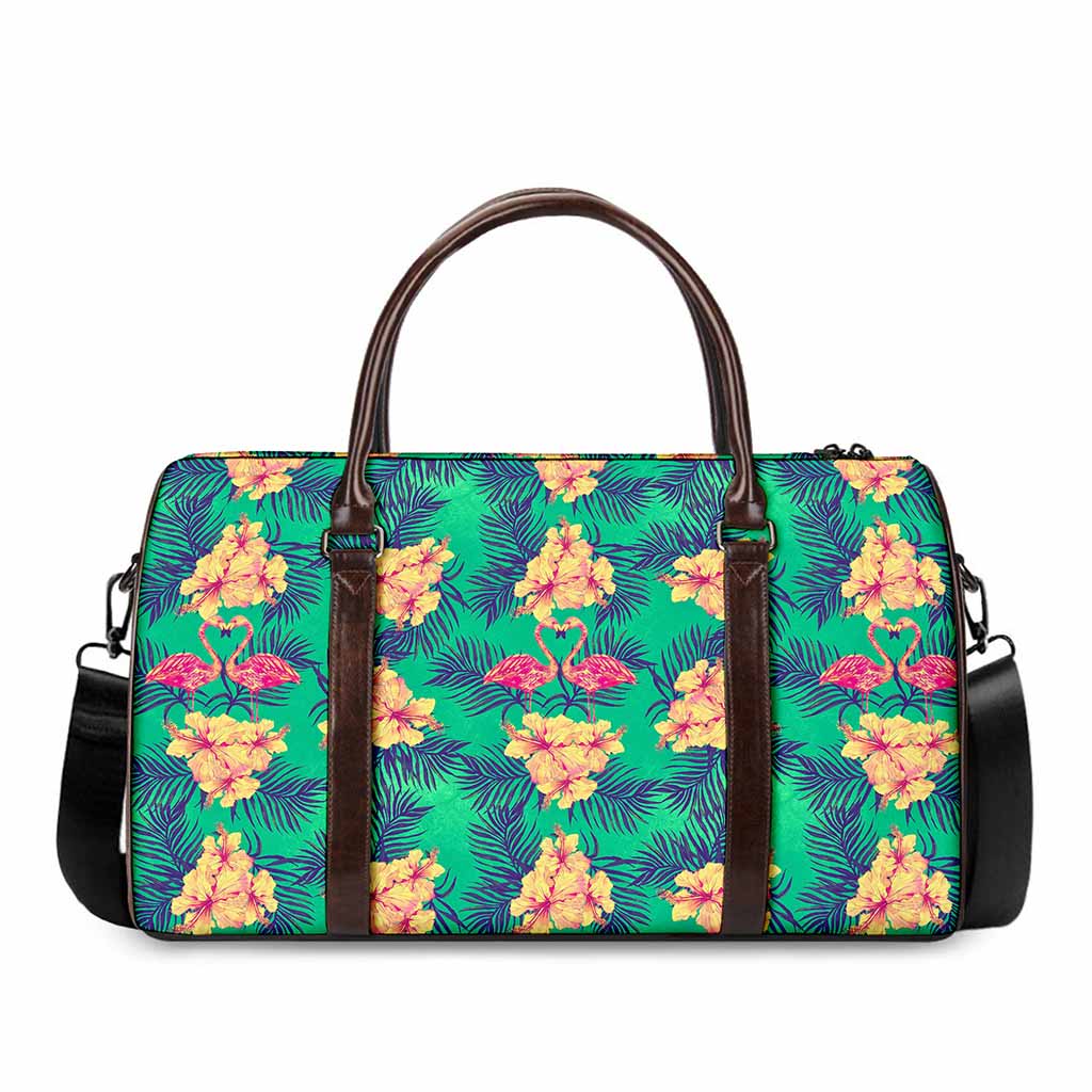 Hawaii Tropical Paradise Pattern Print Duffle Bag