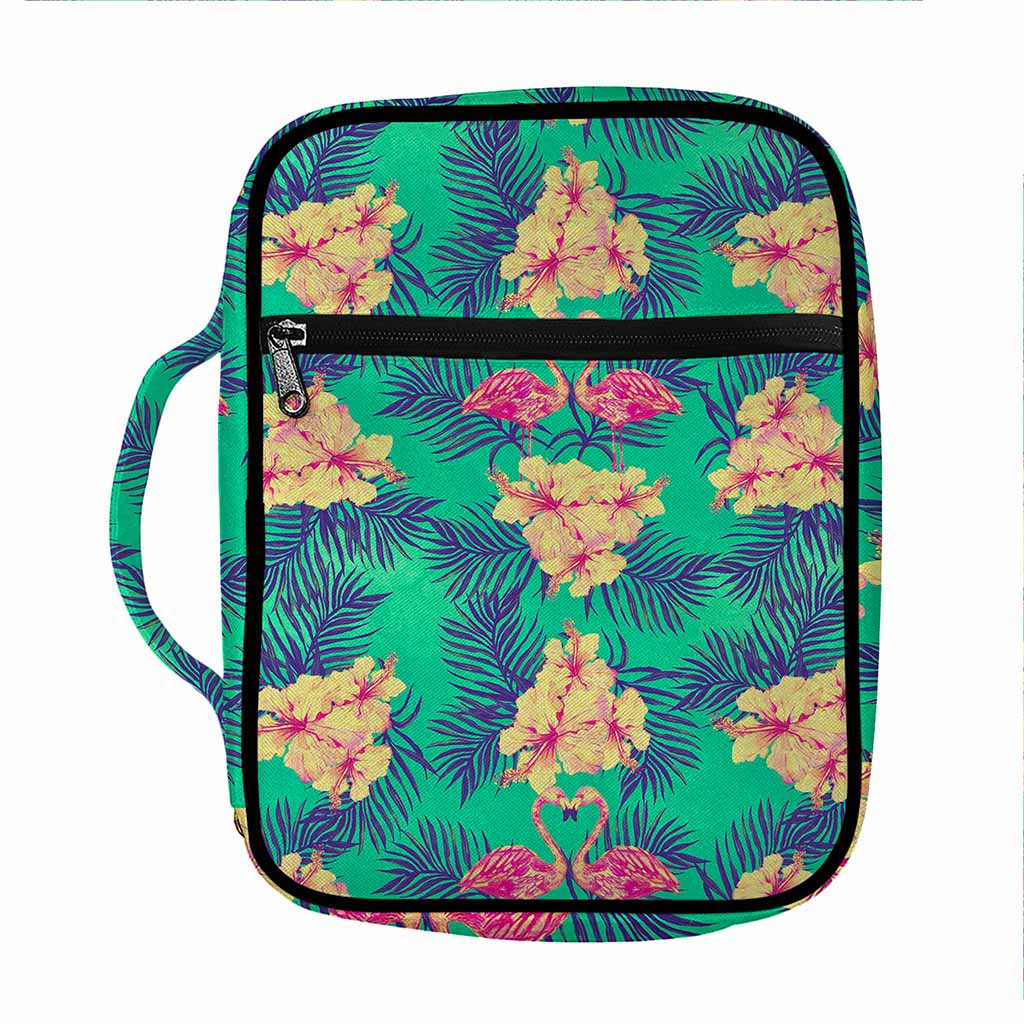Hawaii Tropical Paradise Pattern Print Front Pocket Bible Bag