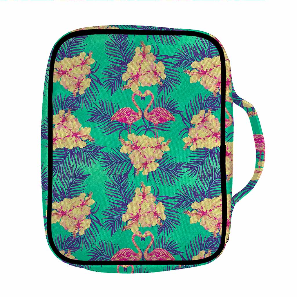 Hawaii Tropical Paradise Pattern Print Front Pocket Bible Bag