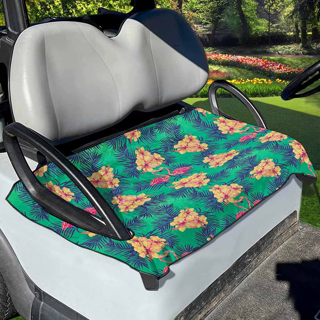 Hawaii Tropical Paradise Pattern Print Golf Cart Seat Cover