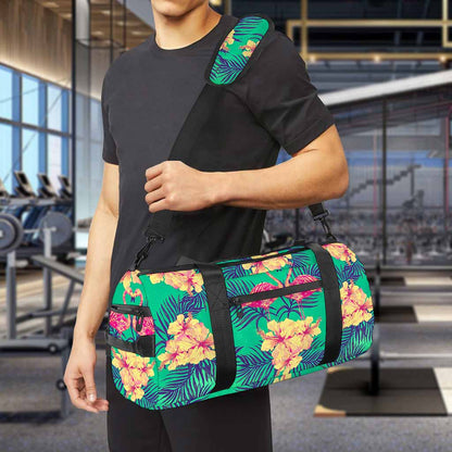 Hawaii Tropical Paradise Pattern Print Gym Bag