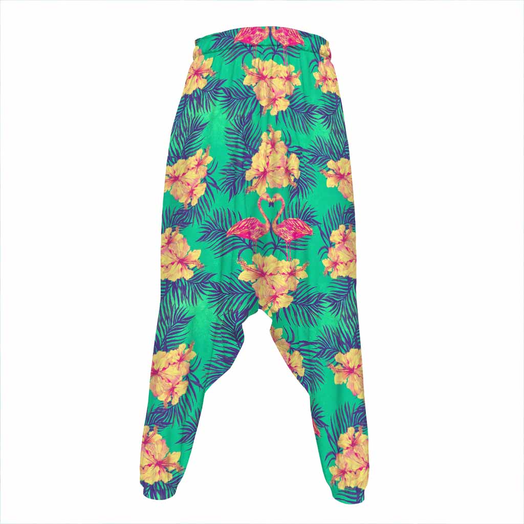 Hawaii Tropical Paradise Pattern Print Hammer Pants