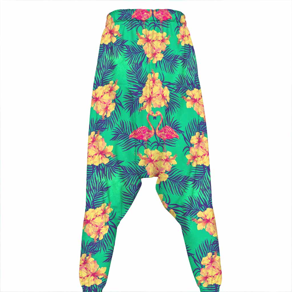Hawaii Tropical Paradise Pattern Print Hammer Pants