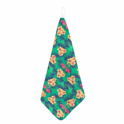 Hawaii Tropical Paradise Pattern Print Hand Towel