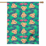 Hawaii Tropical Paradise Pattern Print House Flag