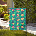 Hawaii Tropical Paradise Pattern Print House Flag