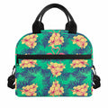 Hawaii Tropical Paradise Pattern Print Insulated Lunch Bag