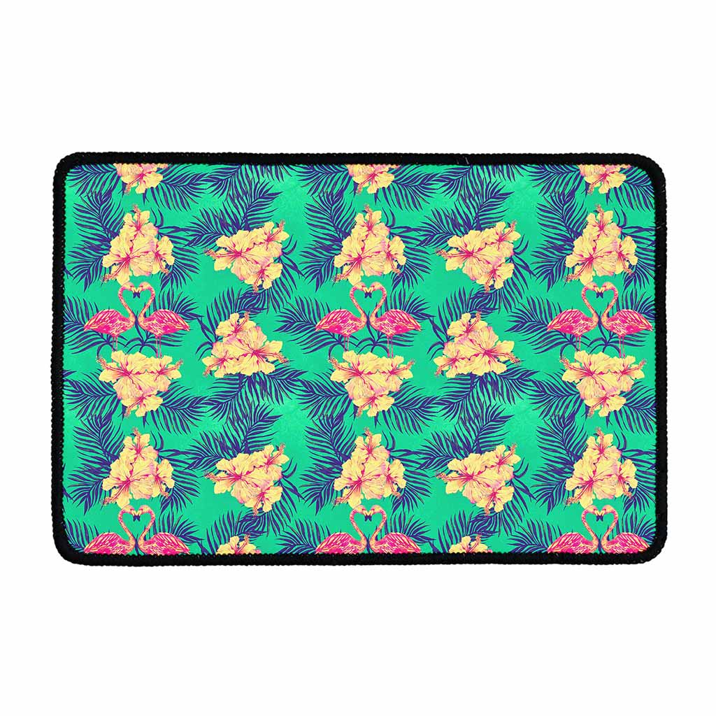 Hawaii Tropical Paradise Pattern Print Kitchen Mat