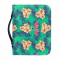 Hawaii Tropical Paradise Pattern Print Leather Bible Cover