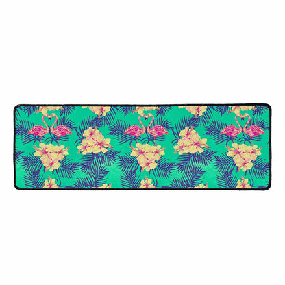 Hawaii Tropical Paradise Pattern Print Long Kitchen Mat