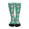 Hawaii Tropical Paradise Pattern Print Long Socks