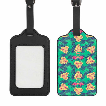 Hawaii Tropical Paradise Pattern Print Luggage Tag