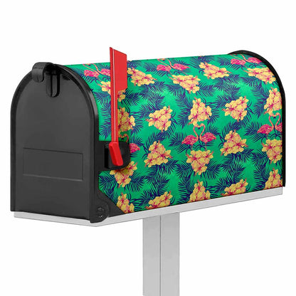 Hawaii Tropical Paradise Pattern Print Mailbox Cover