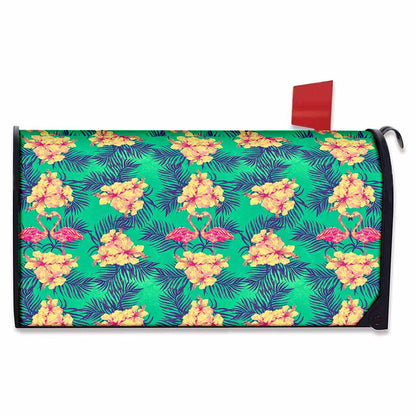 Hawaii Tropical Paradise Pattern Print Mailbox Cover