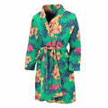 Hawaii Tropical Paradise Pattern Print Men's Bathrobe