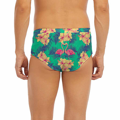 Hawaii Tropical Paradise Pattern Print Men's Briefs