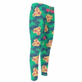 Hawaii Tropical Paradise Pattern Print Men's Compression Pants