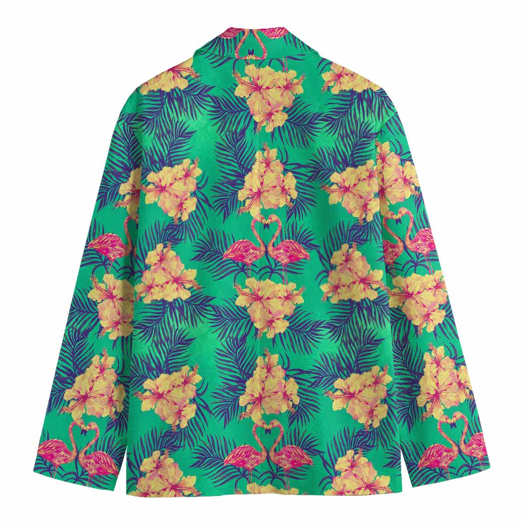 Hawaii Tropical Paradise Pattern Print Men's Cotton Blazer