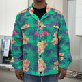 Hawaii Tropical Paradise Pattern Print Men's Shirt Jacket