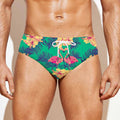 Hawaii Tropical Paradise Pattern Print Men's Swim Briefs