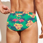Hawaii Tropical Paradise Pattern Print Men's Swim Briefs