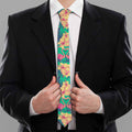 Hawaii Tropical Paradise Pattern Print Necktie